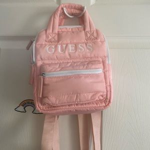 Guess baby pink brand new back pack